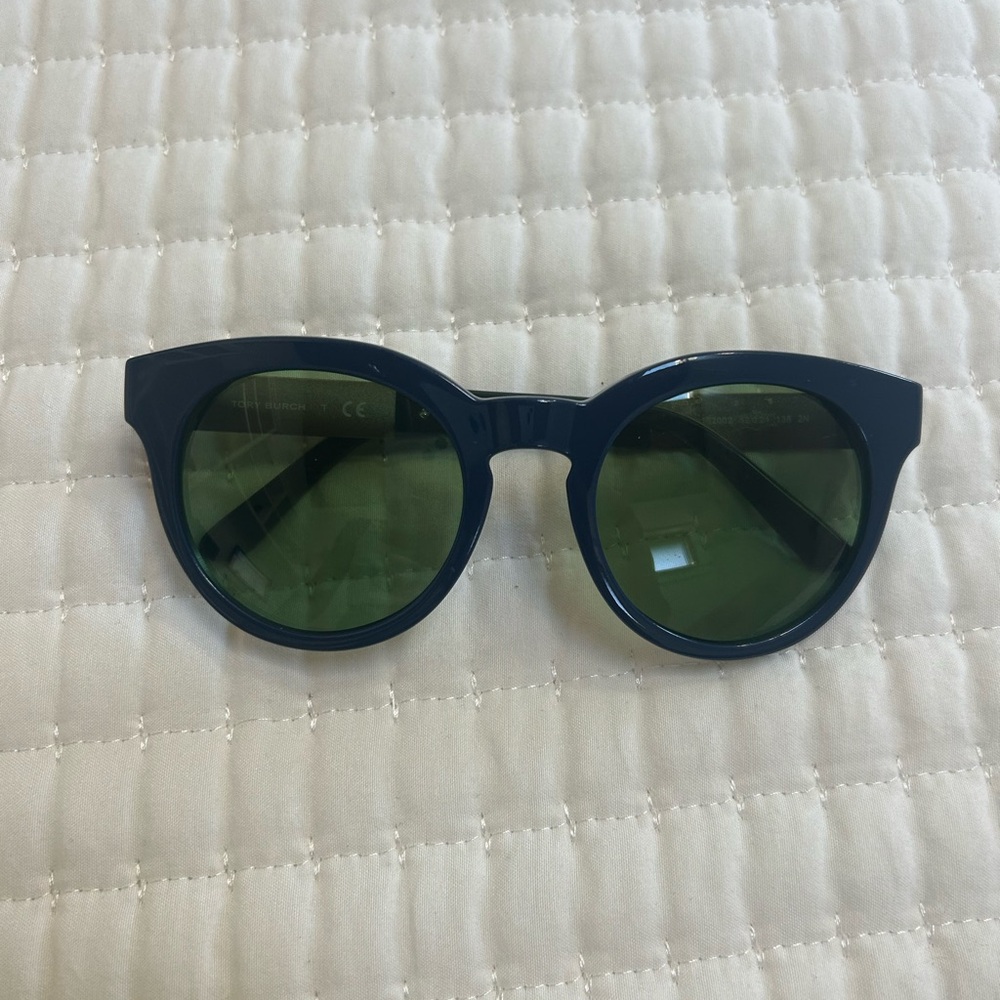 Blue Tory Burch Sunglasses